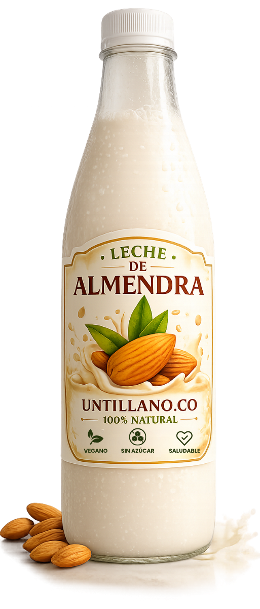 Botella Untillano — Leche de Almendras